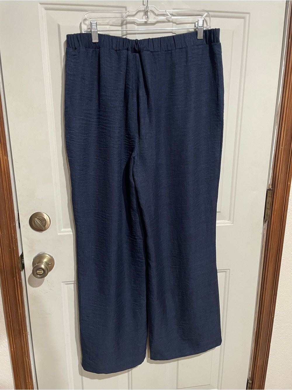 Wren Navy Wide-Leg Sailor Trousers with Gold Buttons - NWOT - Picture 3 of 4